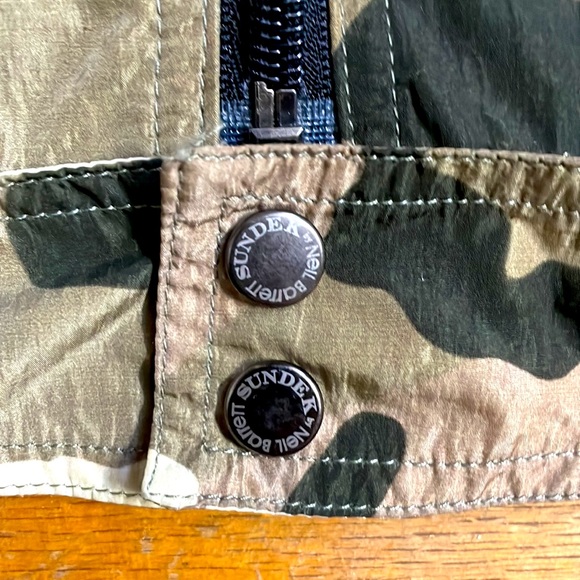 Sundek by Neil Barrett camouflage nylon bomber jacket, size large - Picture 2 of 11